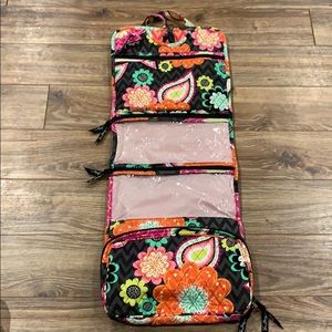 Vera Bradley travel make up toiletry bag